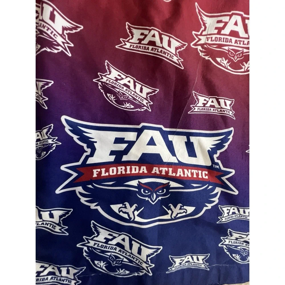 FAU Florida Atlantic University Horned Owls‎ Swim Trunks Mens 36 Board Shorts